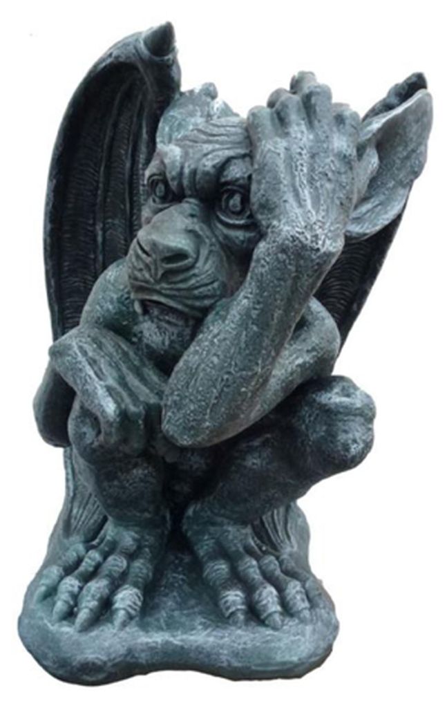 Deko Figur Statue Skulptur 38 cm FIguren Statuen Skulpturen Neu Drachen Troll G1