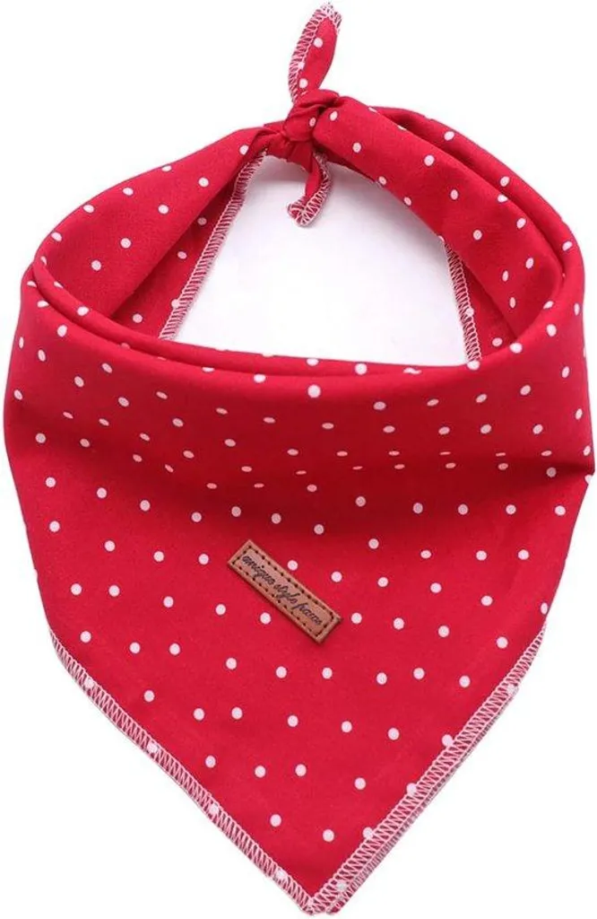 Foulard bandana pour chien en coton souple lavable - Accessoire taille M