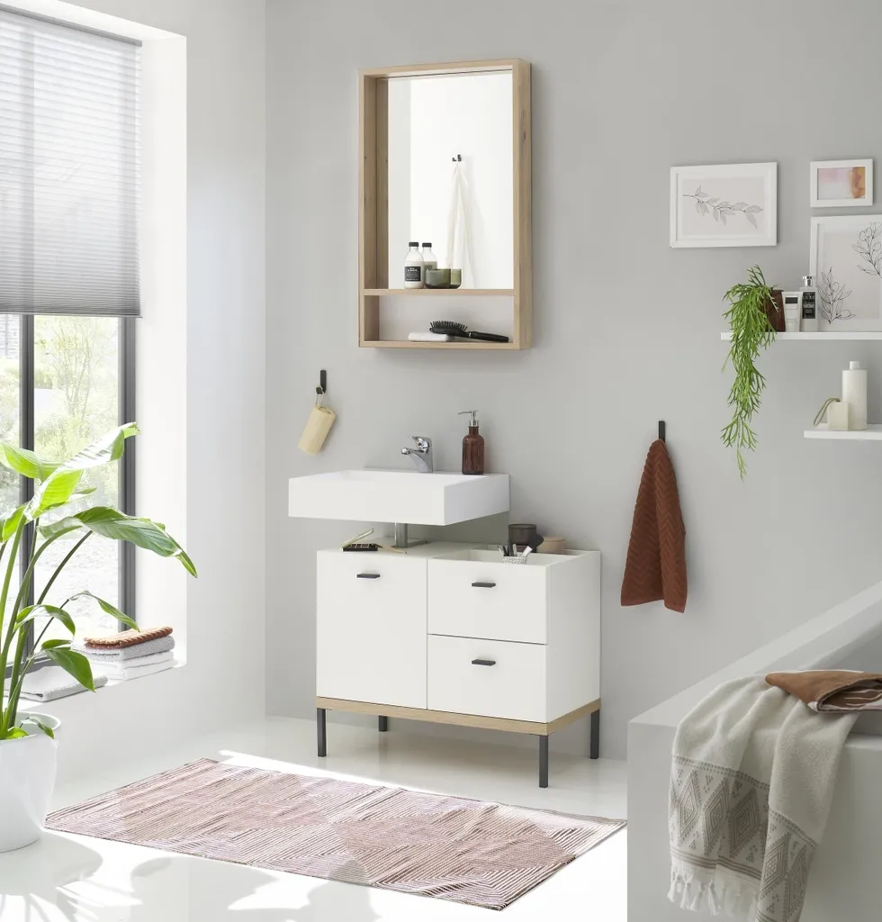 Miroir vertical de salle de bain Coco idéal pour petite vasque 52cm