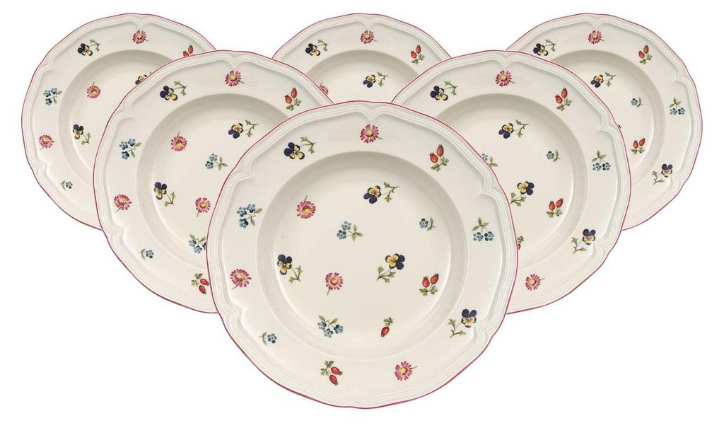Villeroy & Boch Petite Fleur Suppenteller 23cm Set6 Produktbild 