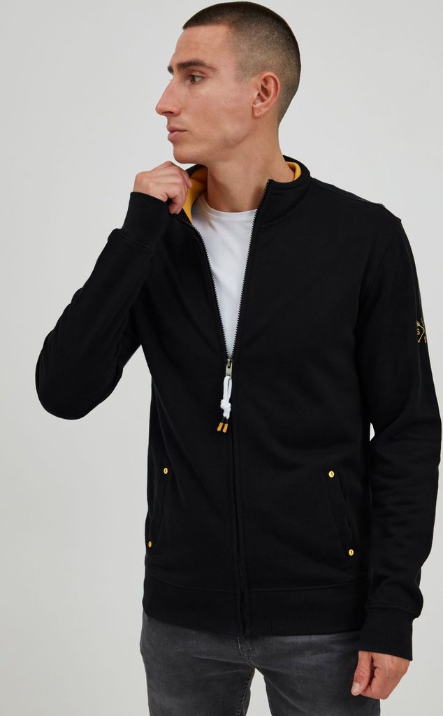 SOLID SDKarim Herren Sweatjacke Cardigan Jacke mit Stehkragen aus 100% Baumwolle