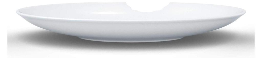 Fiftyeight Products Hlboký tanier (24 cm) Sada 2 ks bielych Obrázok produktu 