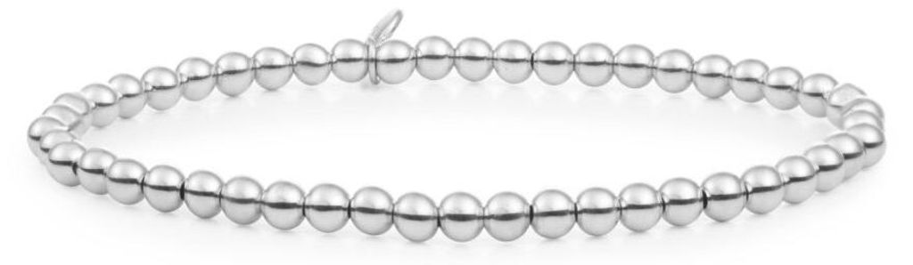Saturn Women ́ s Silber Kugel Armband SB-S-4MM-ADD
