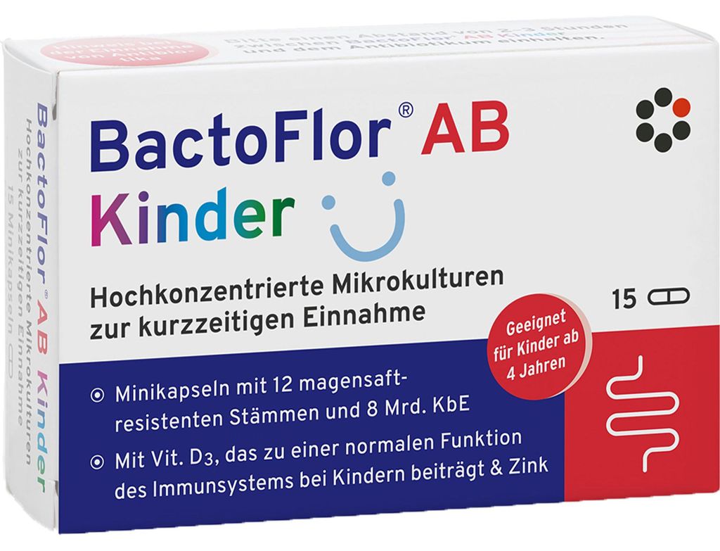 Bactoflor AB – tvrdé tobolky pro děti, 15 tablet Obrázek produktu 