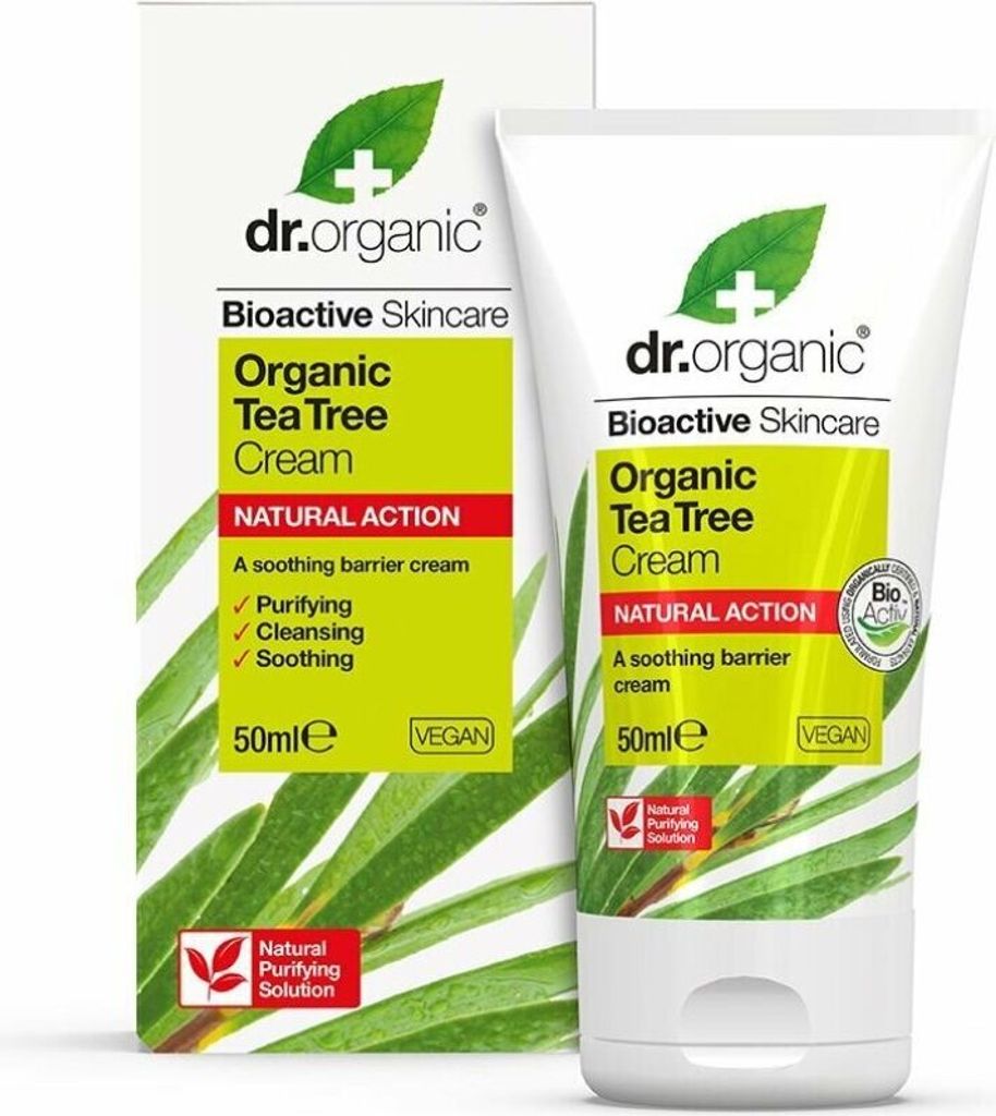 Antiseptische Creme Dr.Organic Bioactive Organic Teebaum Zdjęcie produktu 