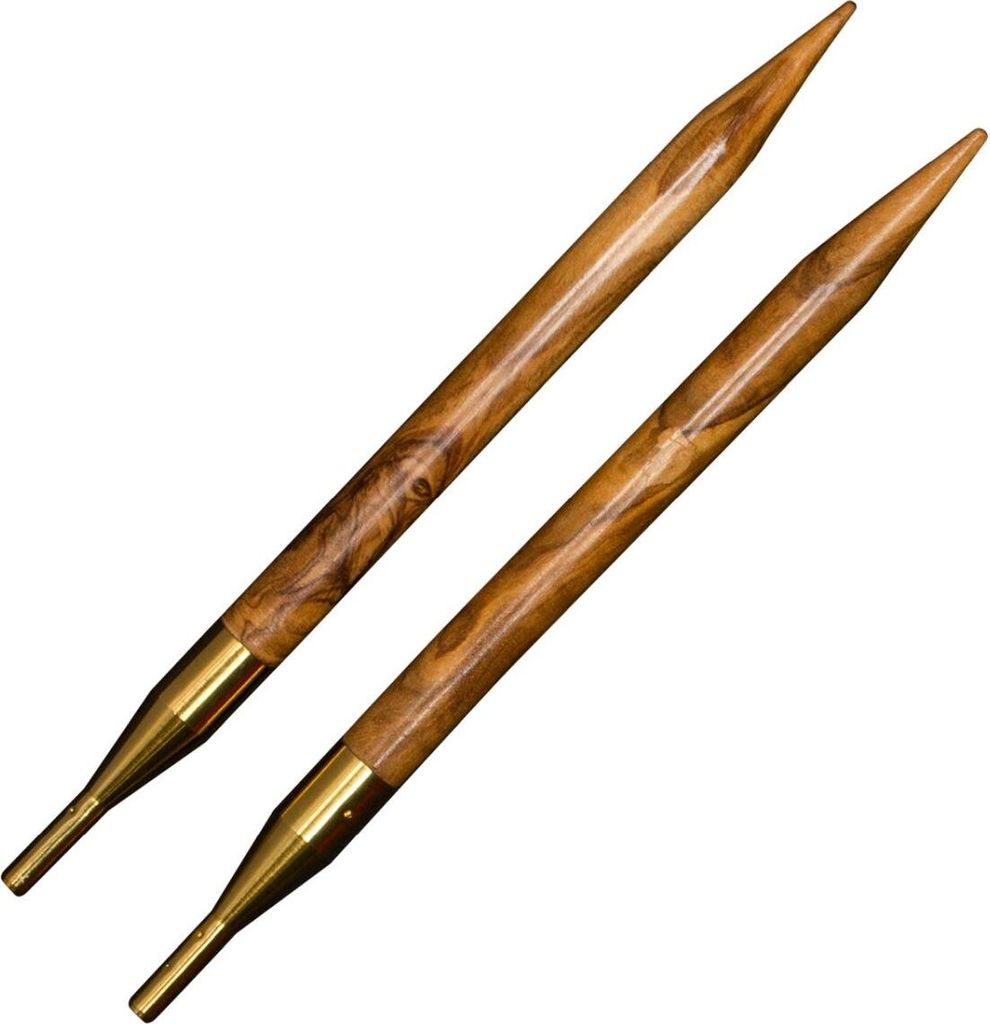 addi-click Olivenholz Spitzen 5,50 mm 1 Paar