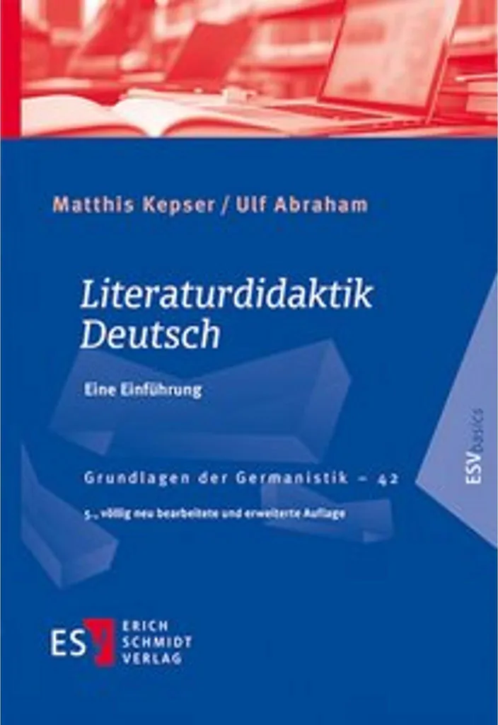 Livre Literaturdidaktik Deutsch manuel didactique de l'allemand