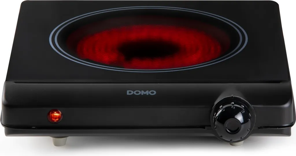 Table vitrocéramique d'appoint DOMO DO30111KP 1250 W idéale studio