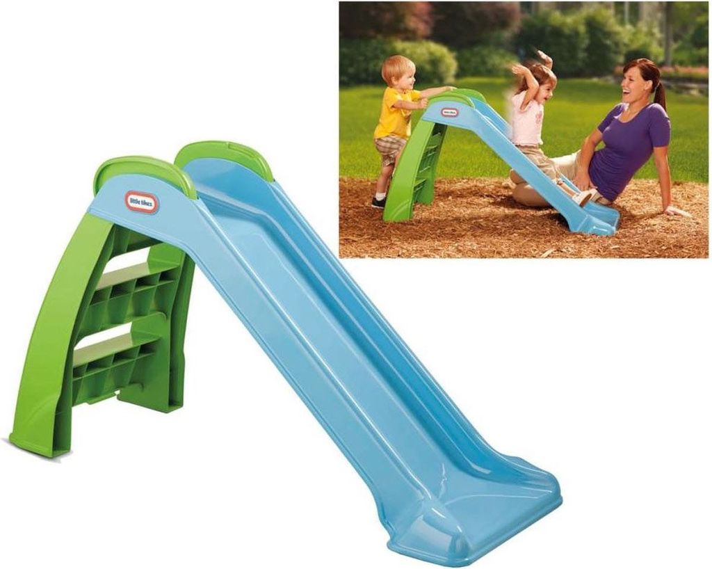 LITTLE TIKES Toboggan Basic vert/bleu (172403E3) Image du produit 