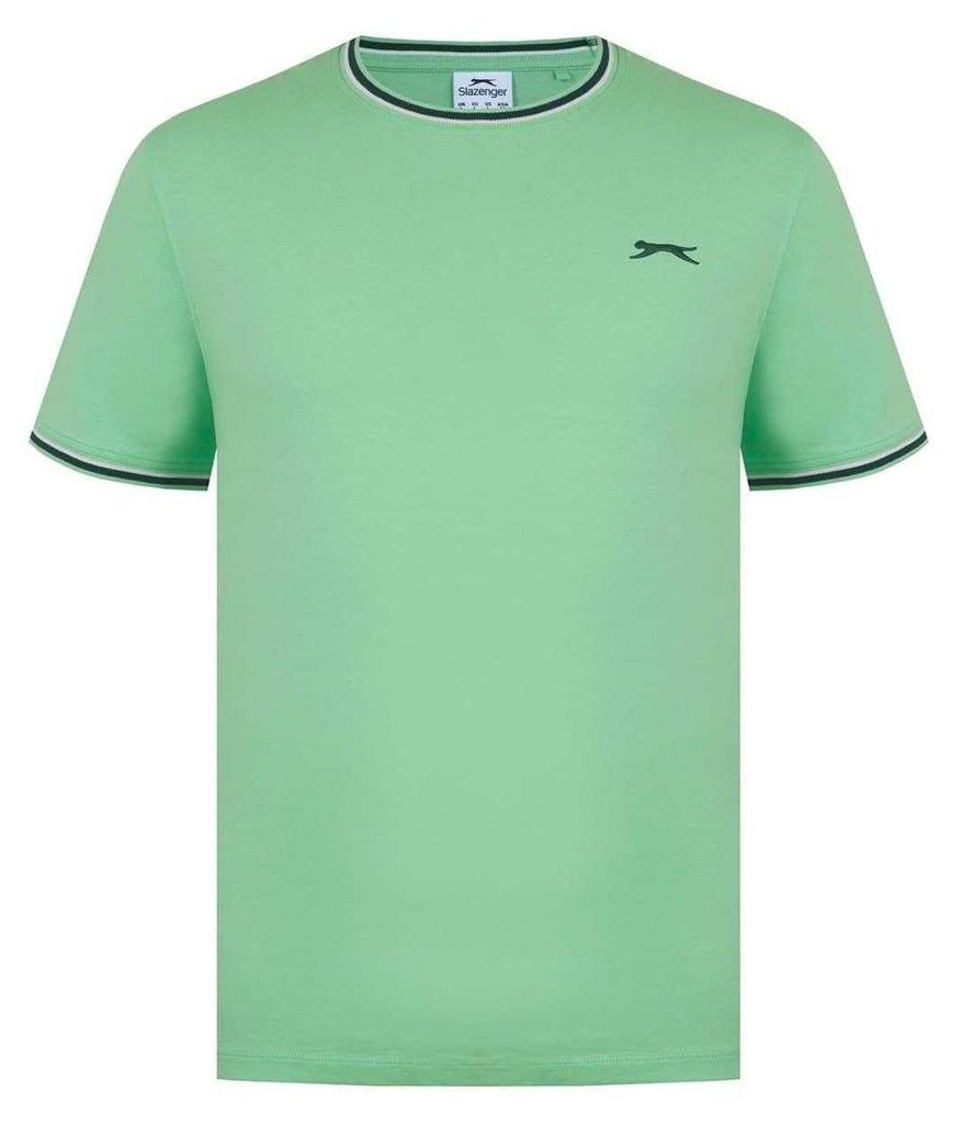 Slazenger - T-Shirt für Herren, Baumwolle GT16801 (S) (Leuchtend Grün)