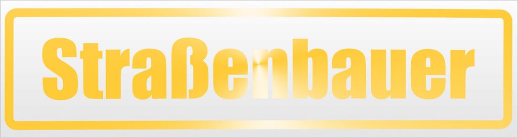 Kiwistar Straßenbauer Magnetschild Schild magnetisch - 60cm Gelb - reflektierend - Magnetfolie für Auto PKW Kfz
