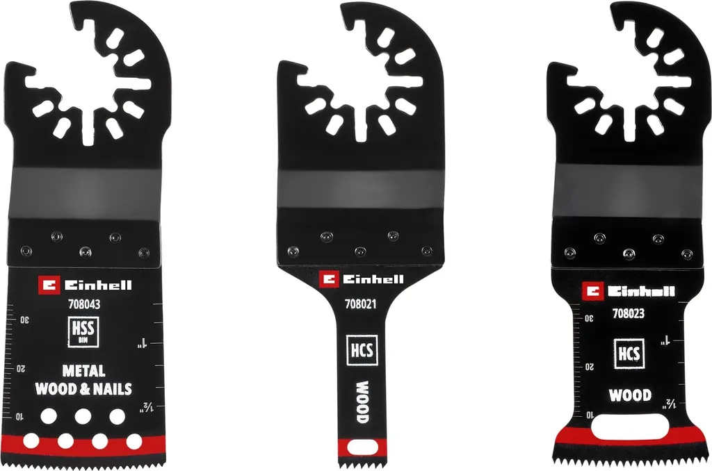 Kit Accessori Multitool Einhell 708103 HCS/BiM per Legno e Metallo