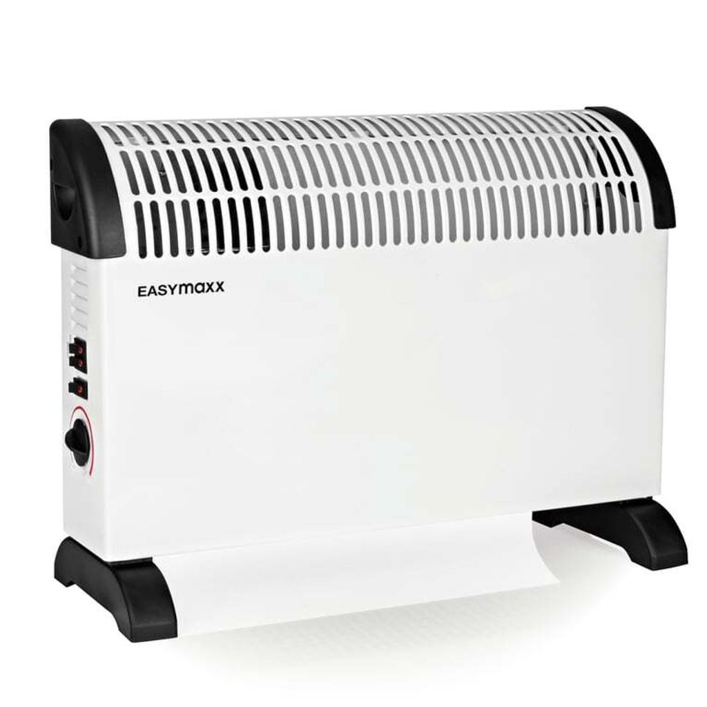 EASYmaxx Heizkonvektor - weiß/schwarz Produktbild 
