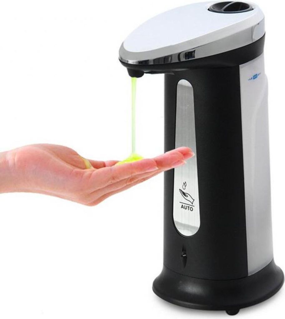 Automatisch Seifenspender Sensor Berührungsloser Desinfektionsspender Smart Sensor Flüssigseifenspender für die Küche Badezimmer-400 ml