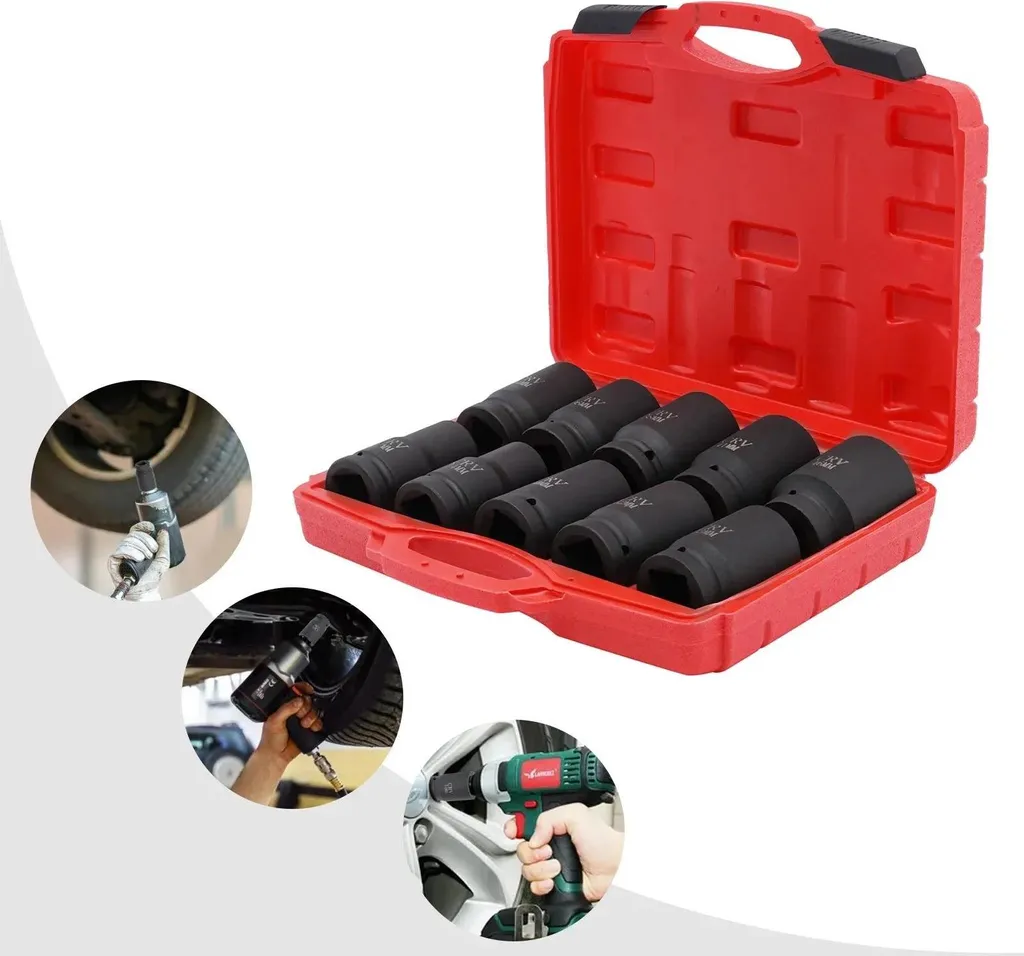 Assortimento Bussole a Percussione 1 Pollice Cr-Mo 24-46mm - 10 Pz - 5