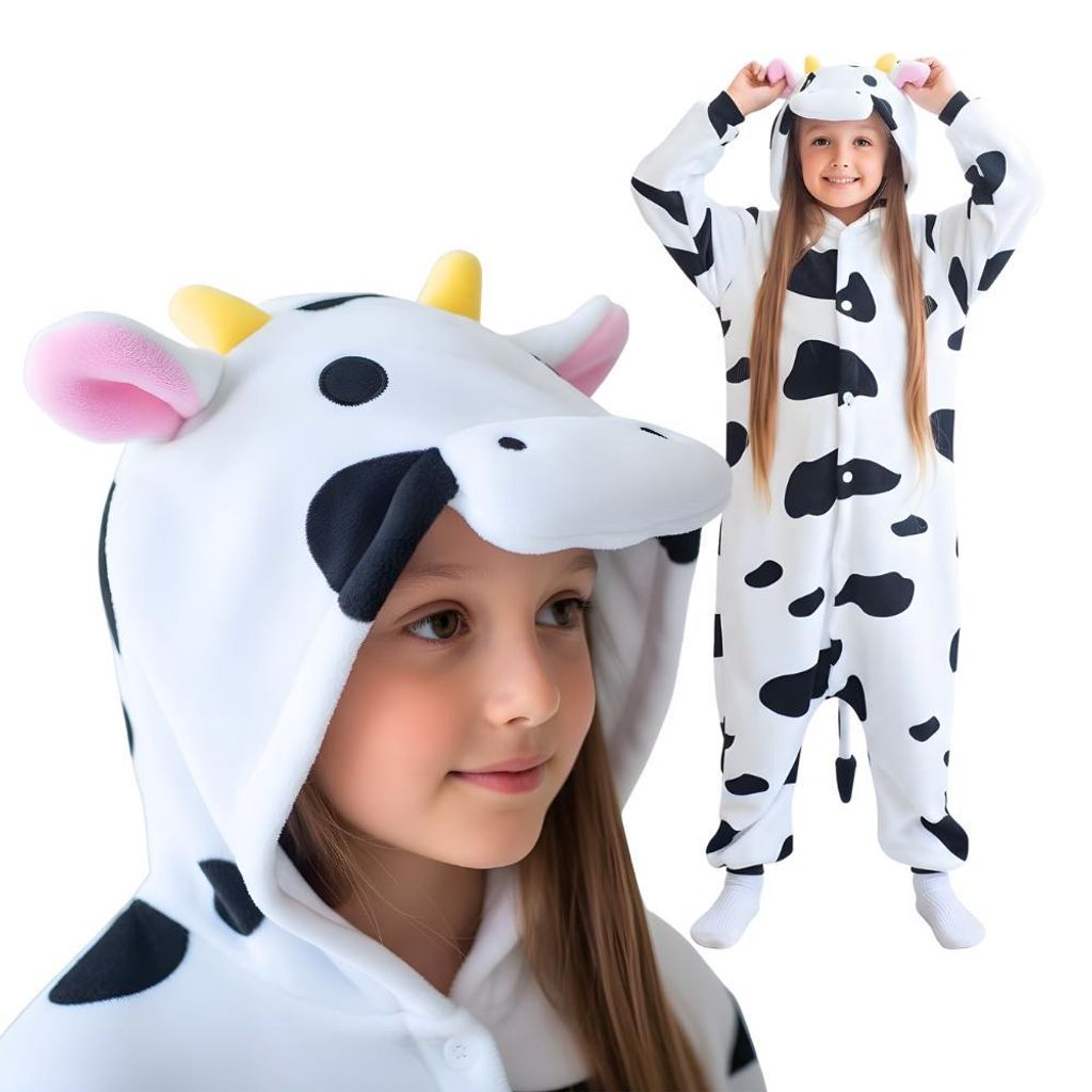 Onesie Kigurumi Pyžamo Fudge Kostým Deti 105-115cm Obrázok produktu 