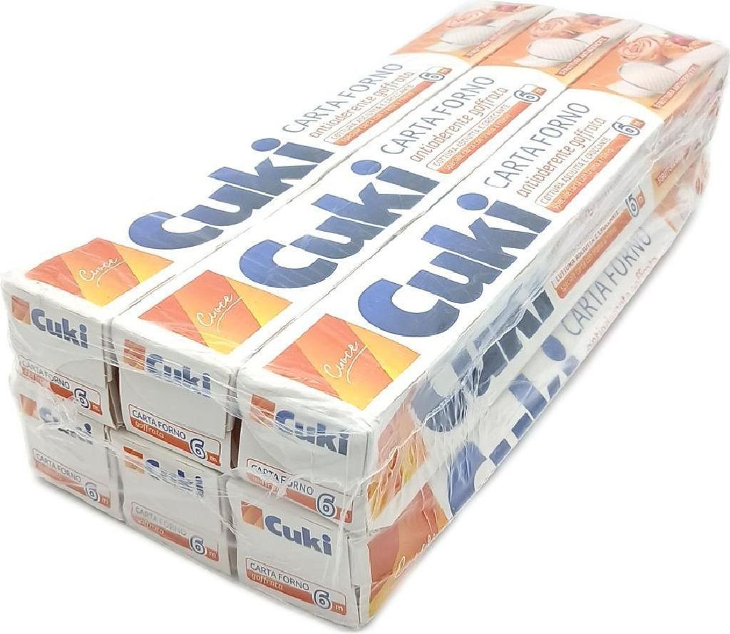 Cuki Backpapier Küchenhelfer Backzubehör H 33 cm Bäckerqualität 6 Packungen