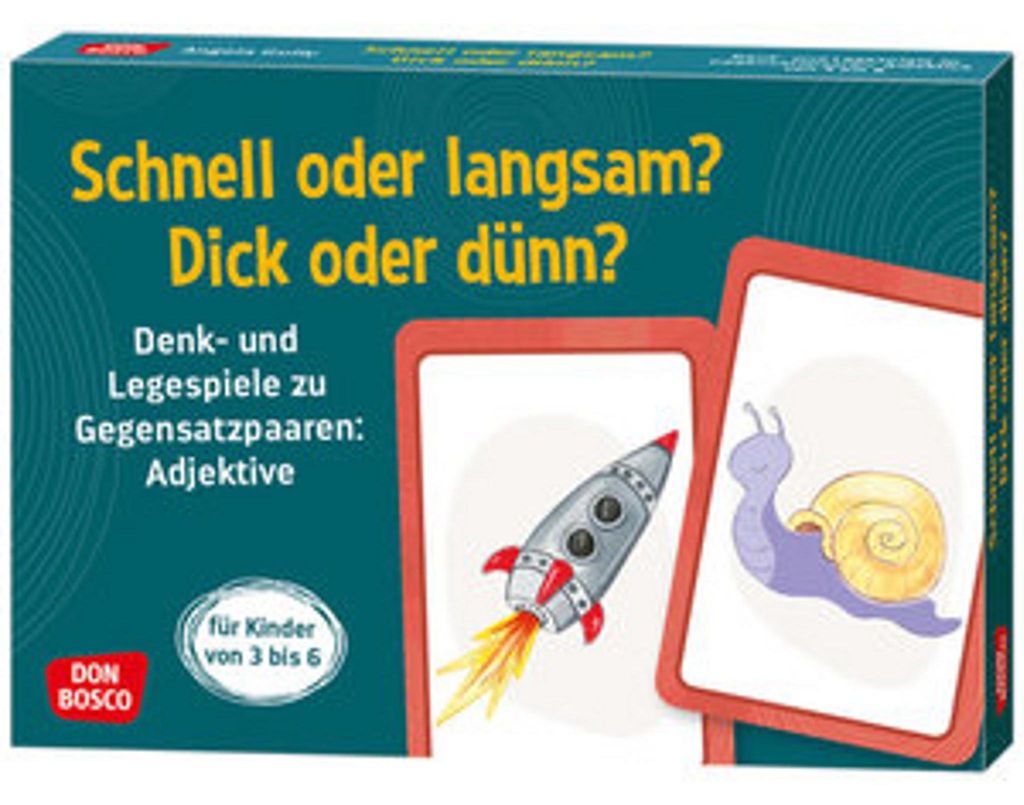 Schnell oder langsam? Dick oder dünn? Produktbild 