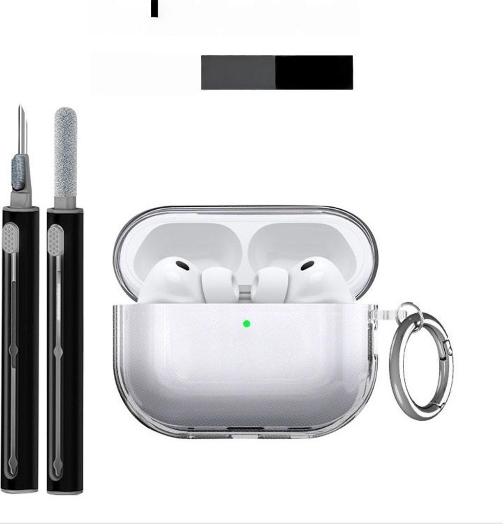 INF TPU Schutzhülle für Apple AirPods Pro 3 - Kratzfest, Staubdicht, Waschbar Schwarz