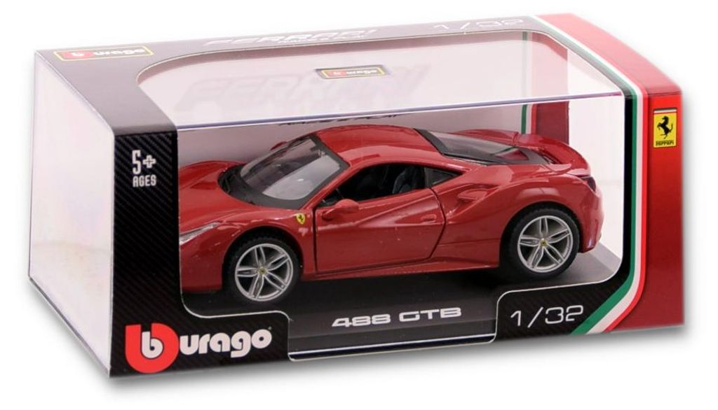 Bburago - Modellauto - Ferrari (Maßstab 1:32) 488 GTB Produktbild 