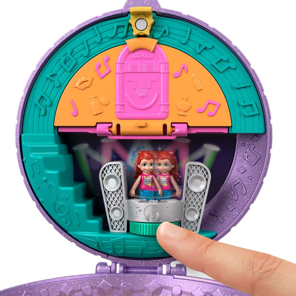 Polly Pocket Doppelspaß Rollschuhdisco Schatulle, zum Thema Produktbild 3