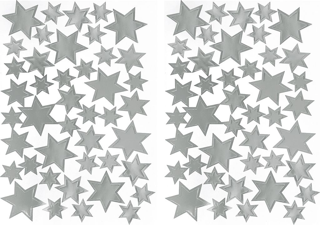 Oblique Unique 86 Sterne Sticker Stern Aufkleber für Produktbild 