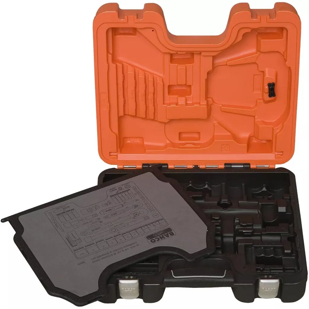 Coffret de douilles Bahco 91 pièces 1/4" et 1/2" Dynamic-Drive - 3