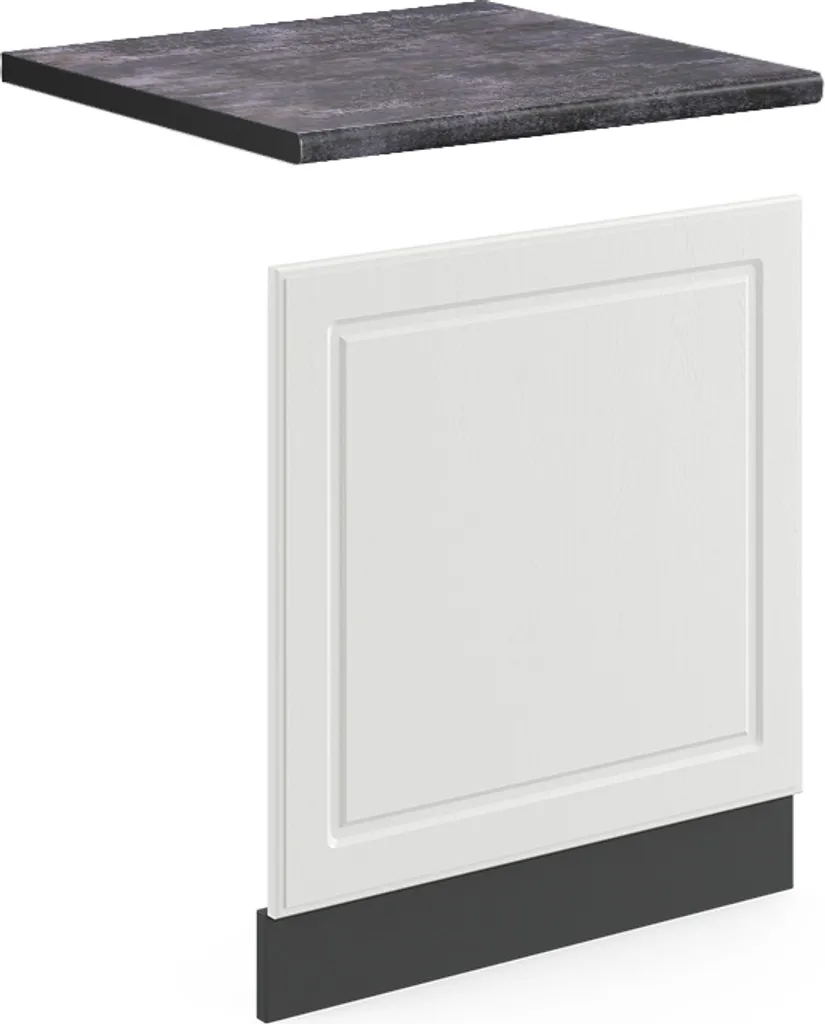 Pannello Lavastoviglie Vicco R-Line 60cm Bianco Antracite Moderno