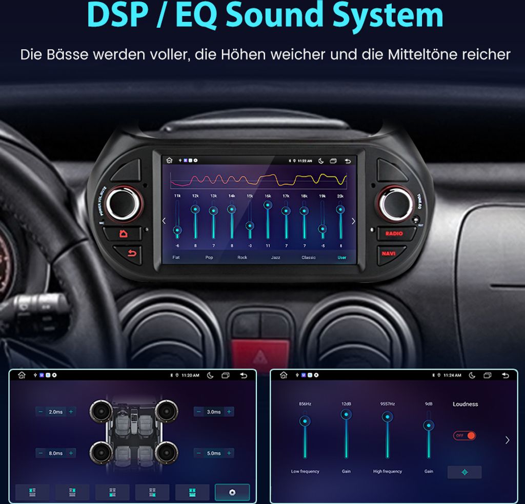 2+32G 7 "Android 13 Carplay Autoradio GPS