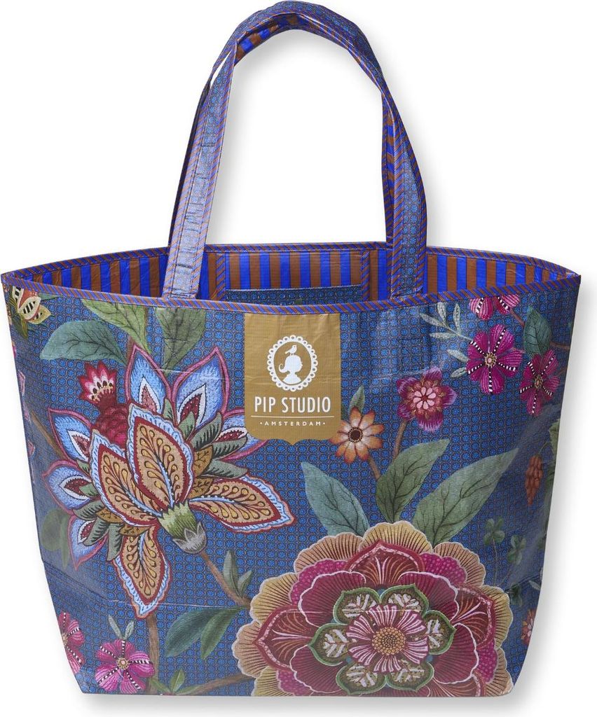 PIP Studio Strandtasche PIP Bombay Beachbag Dark Blue One size Dunkelblau