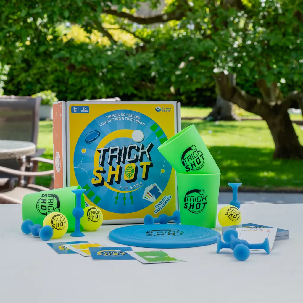 Trick Shot Jeu de Table Interactif 60 Niveaux de Difficulté Inclus - 2
