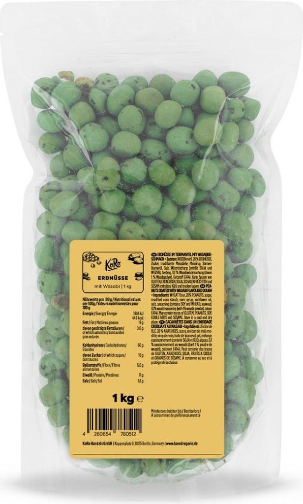 KoRo I Erdnüsse mit Wasabi 1 kg Produktbild 