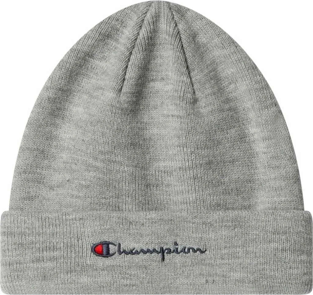 Casquette Champion anti-froid en laine grise idéale pour l'automne