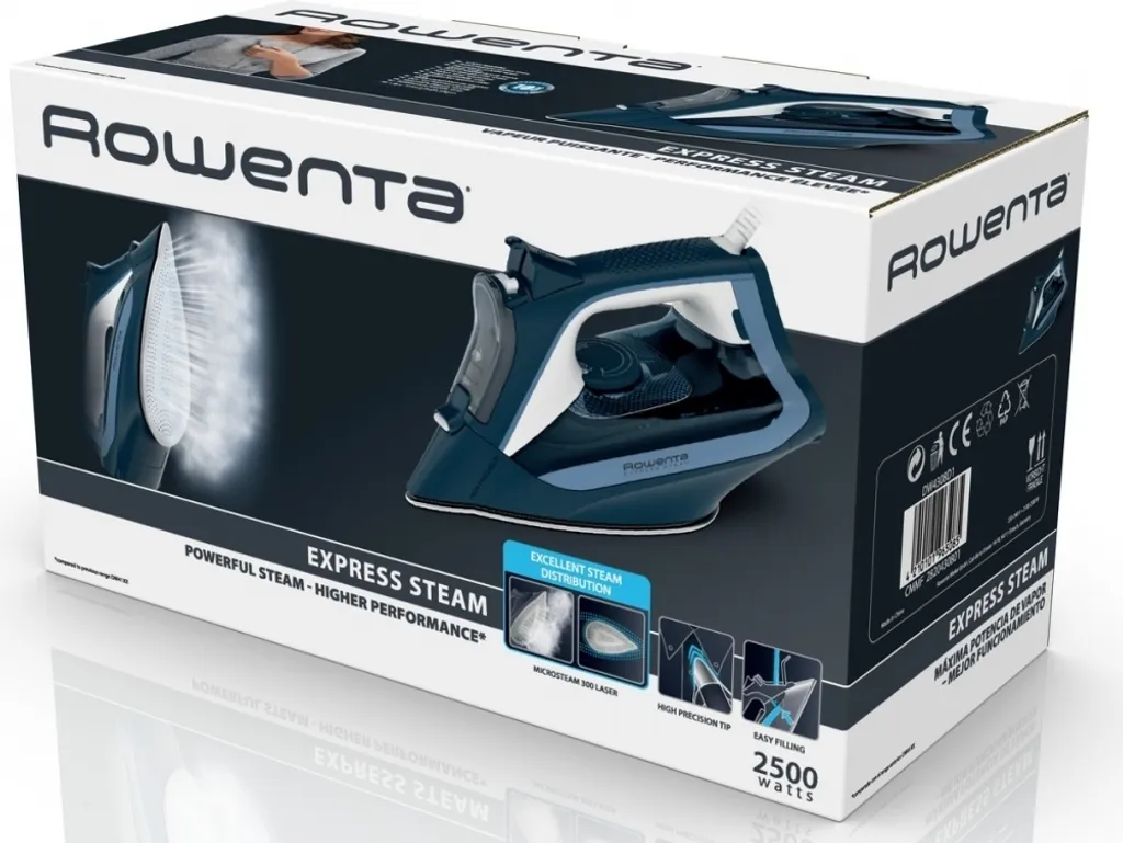 Fer à Vapeur Rowenta DW4308 40g/min : Repassage Rapide et Facile à 2500W