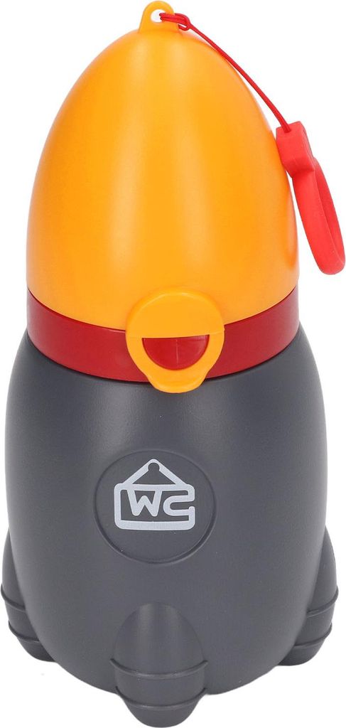 Pee Training Cup gute Abdichtung niedlichen Aussehen kleine tragbare Jungen Töpfchen Training Urinal für Kinder zu Hause Auto Reisen Orange