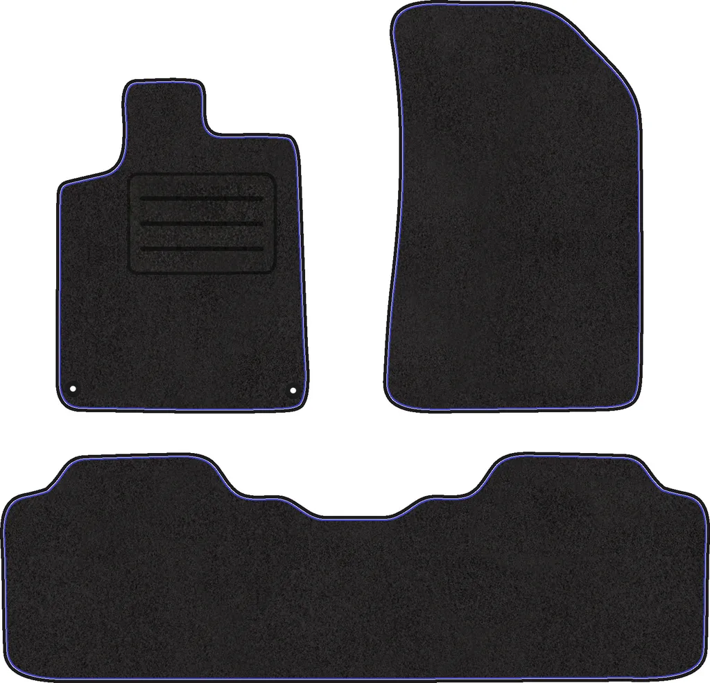 Tappetini Premium Velluto Citroen C5 I (2001-2008) - Kit 4 Pezzi Nero