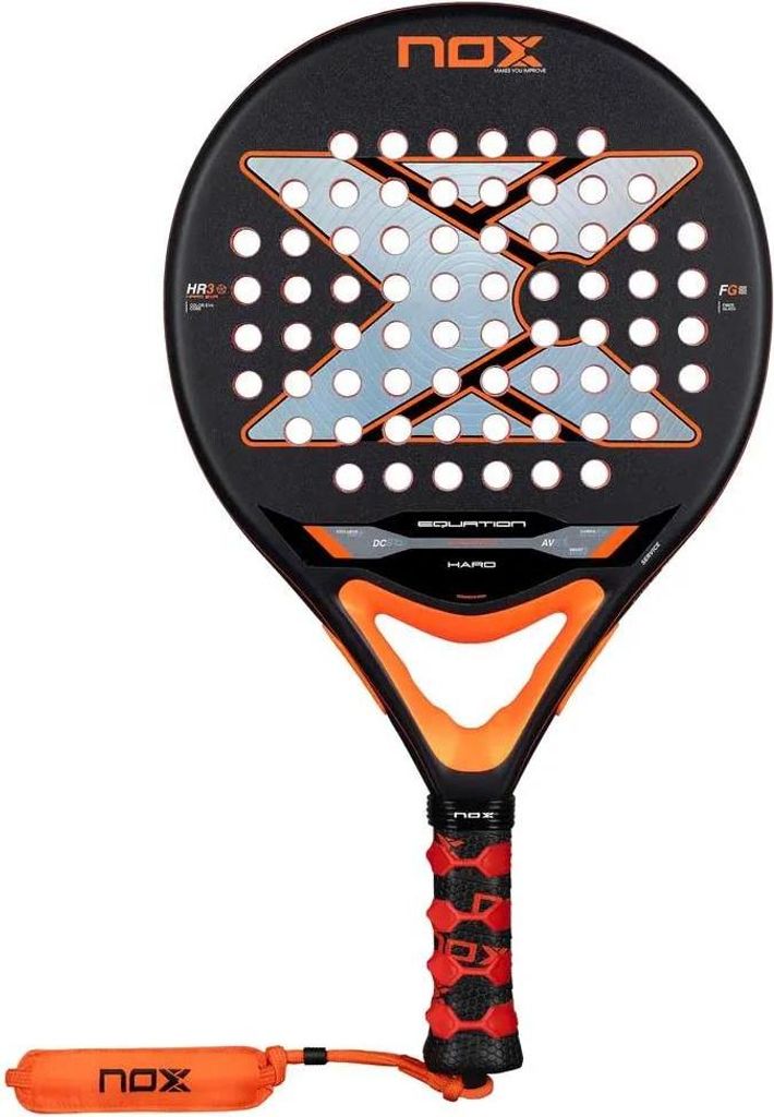 Pálka na padel Nox Equation Hard Advanced 2026, strieborná, Obrázok produktu 