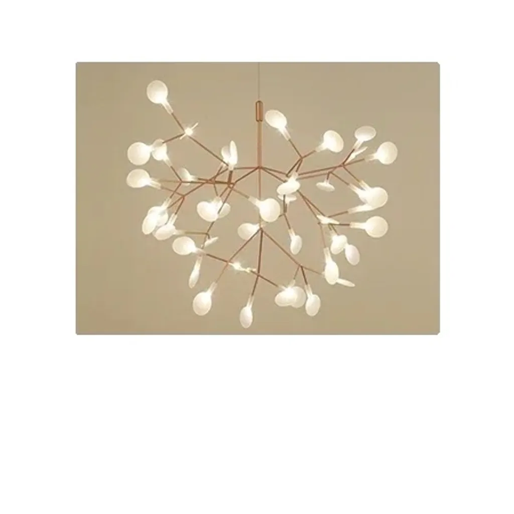 Lustre LED Design pour Plafond Bas Branches d'Arbre 45 LED Éclat Naturel