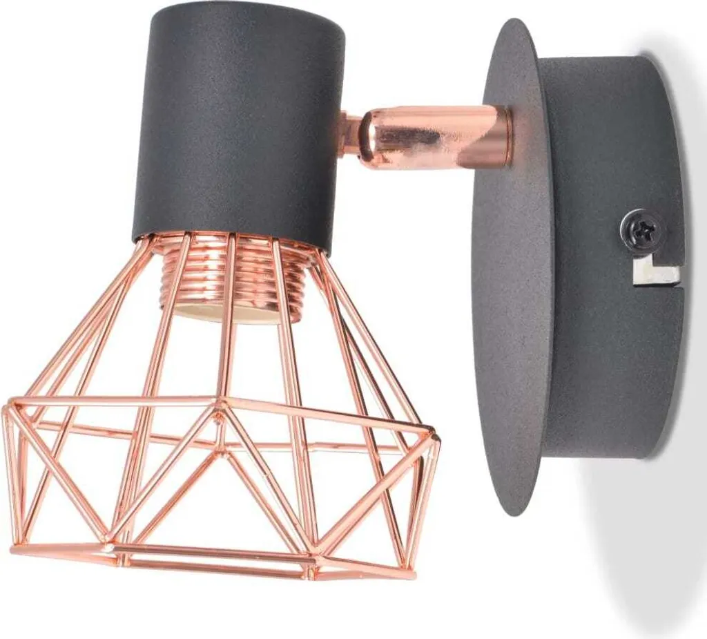 Applique 2 unità con 2 lampadine LED 8 W - 5