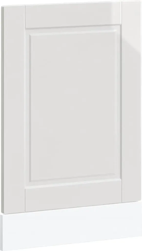 Habillage lave-vaisselle 45cm blanc brillant pour cuisine Porto