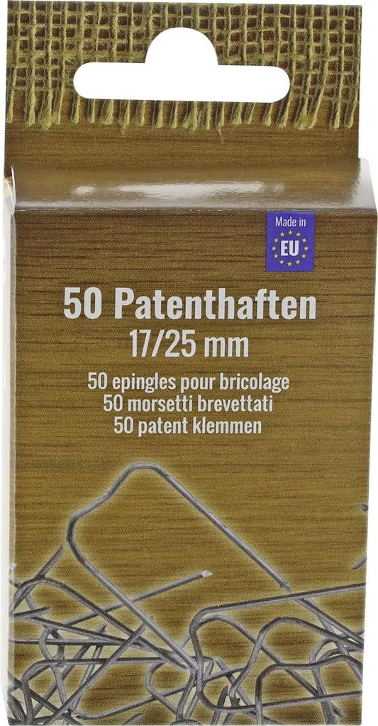 Patenthaften zum Befestigen von Floristikarbeiten 17/25 mm Produktbild 