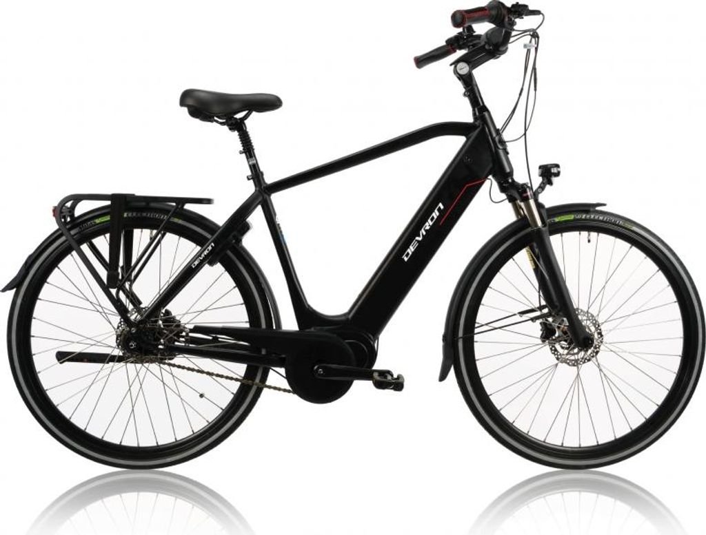 Devron 28427DA9 28" 9 Fach 2020 Herren City E-Bike / Aluminium 530 mm Schwarz