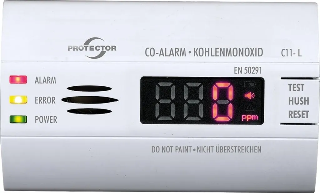 Prévenez les fuites de gaz avec le détecteur PROTECTOR C11-L écran LED