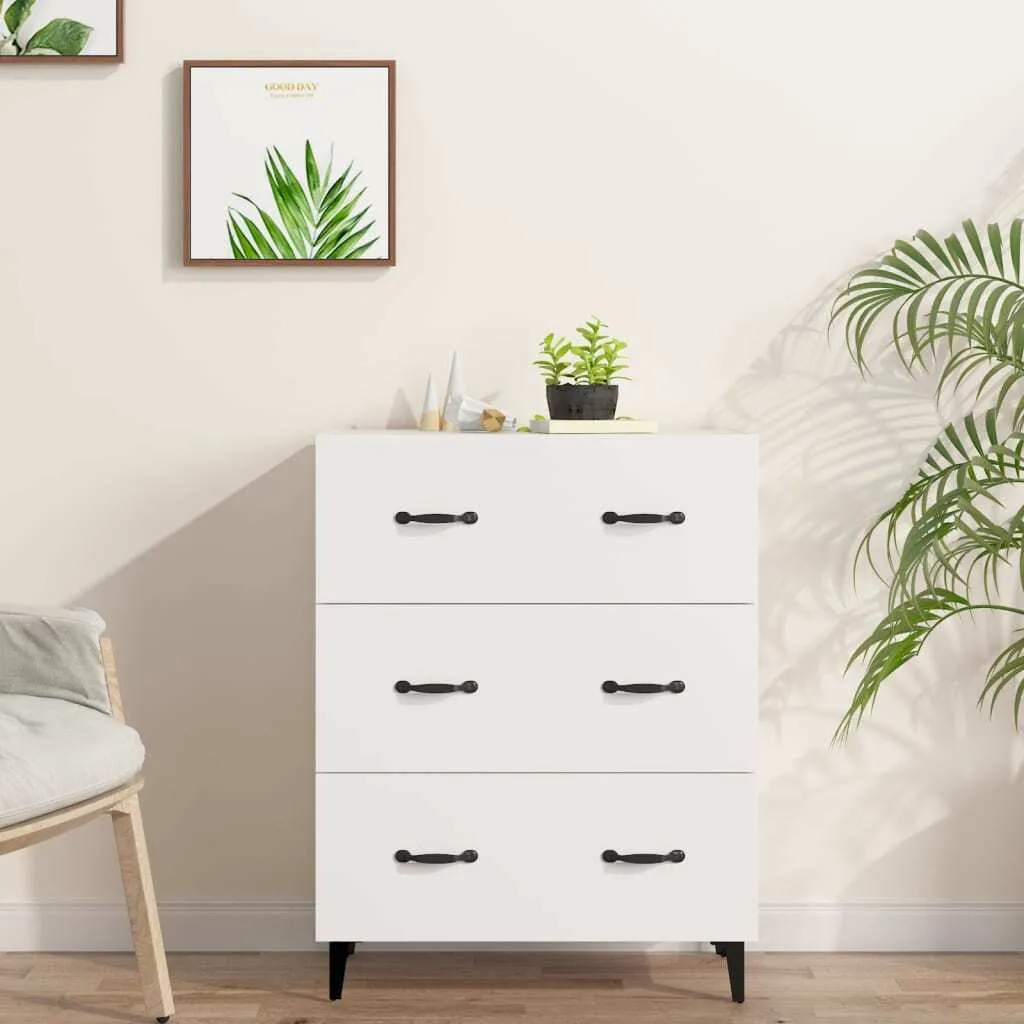Madia Bianca vidaXL 69.5cm | Arredo Moderno in Legno Multistrato