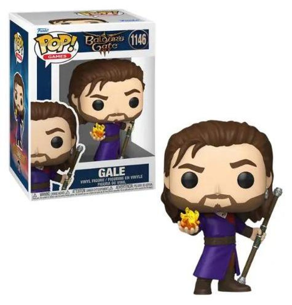 Baldur's Gate 3 POP! Games Vinyl Figuren Gale con Glow Immagine del prodotto 