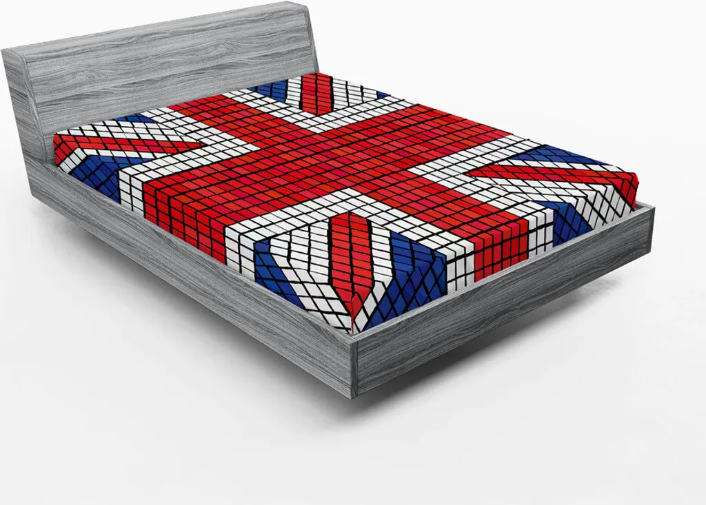 Lenzuolo Microfibra ABAKUHAUS 180x200 Union Jack - Performance e Stile