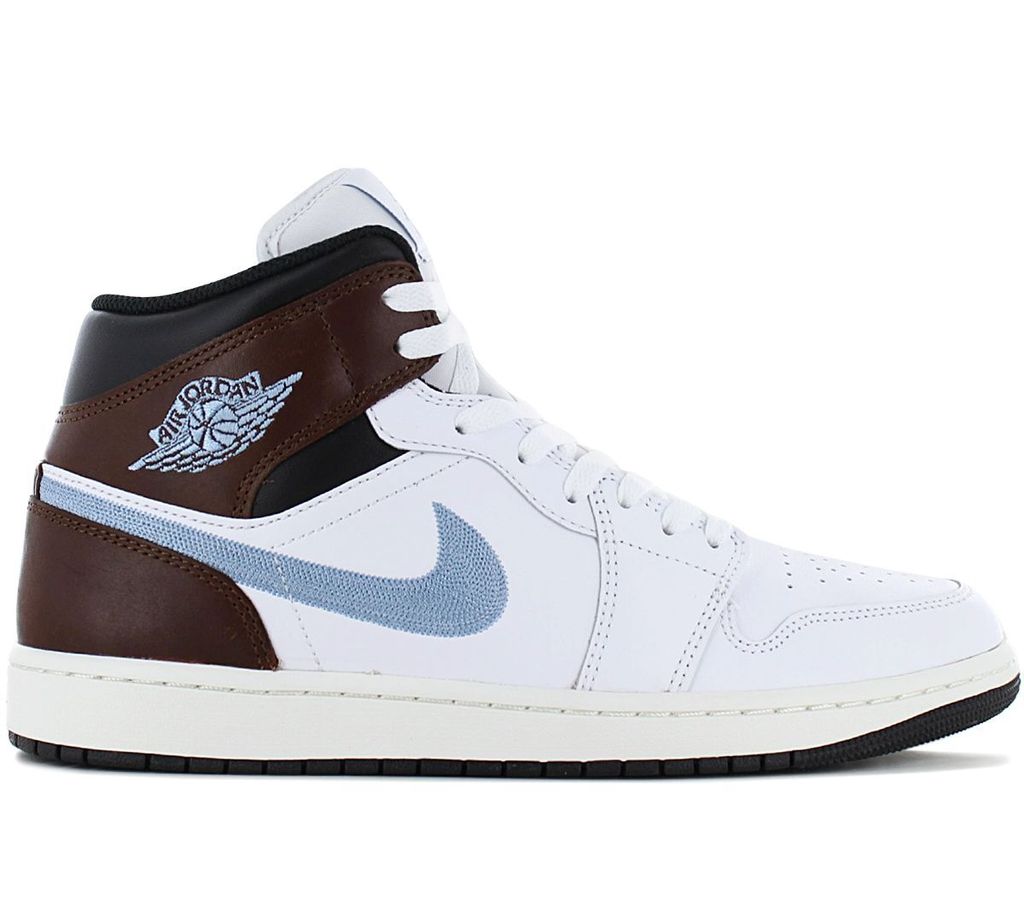 Air Jordan 1 Mid FQ7831-142, Sneaker, Herren, Weiß, Größe: 42,5