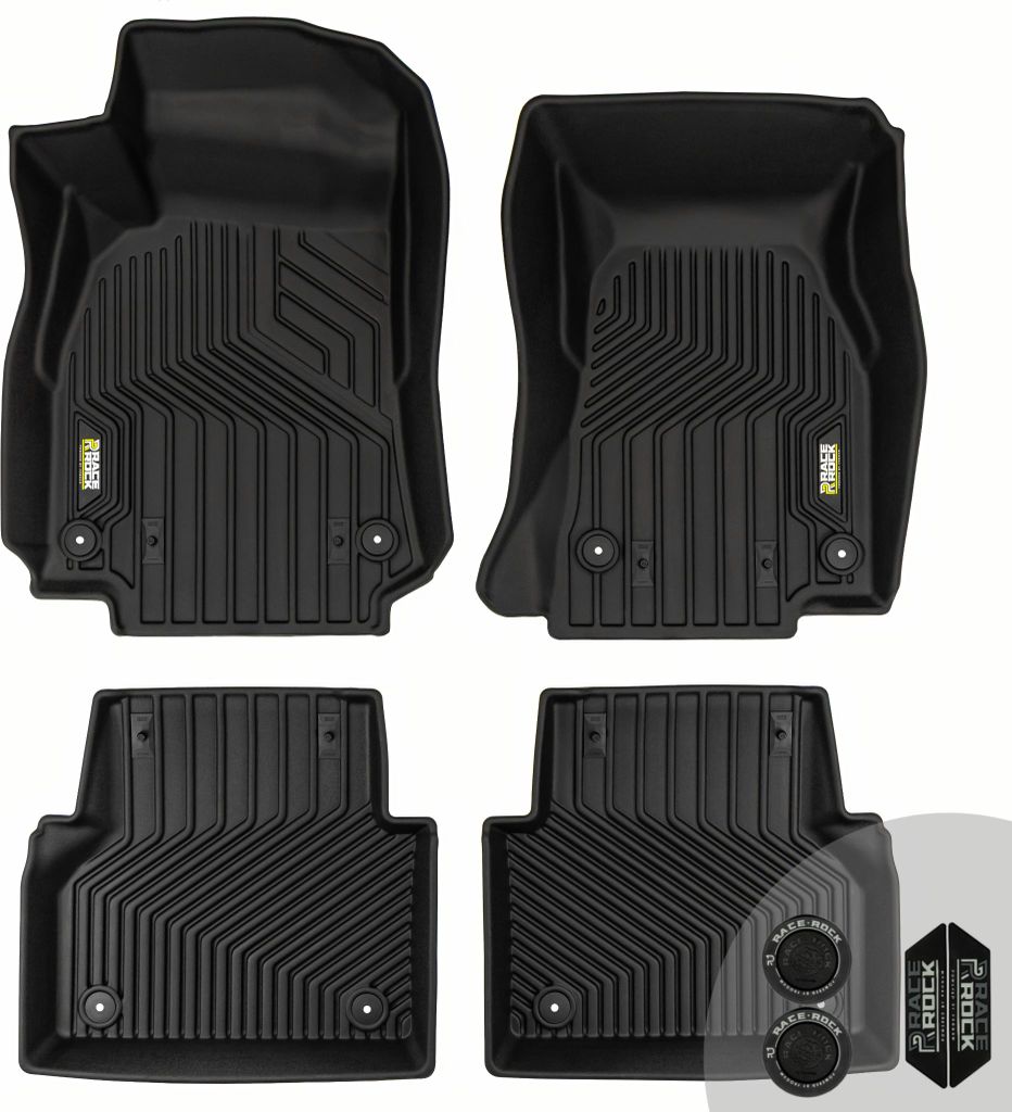FROGUM Race Rock Autofussmatten 2in1 TPE + Velours für Audi A6 C8 ab 2018