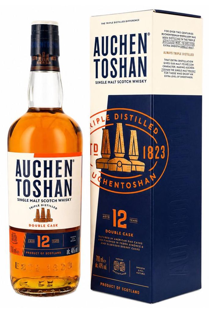 Auchentoshan 12 anni, Single Malt Scotch Whisky, 40% Vol. Immagine del prodotto 