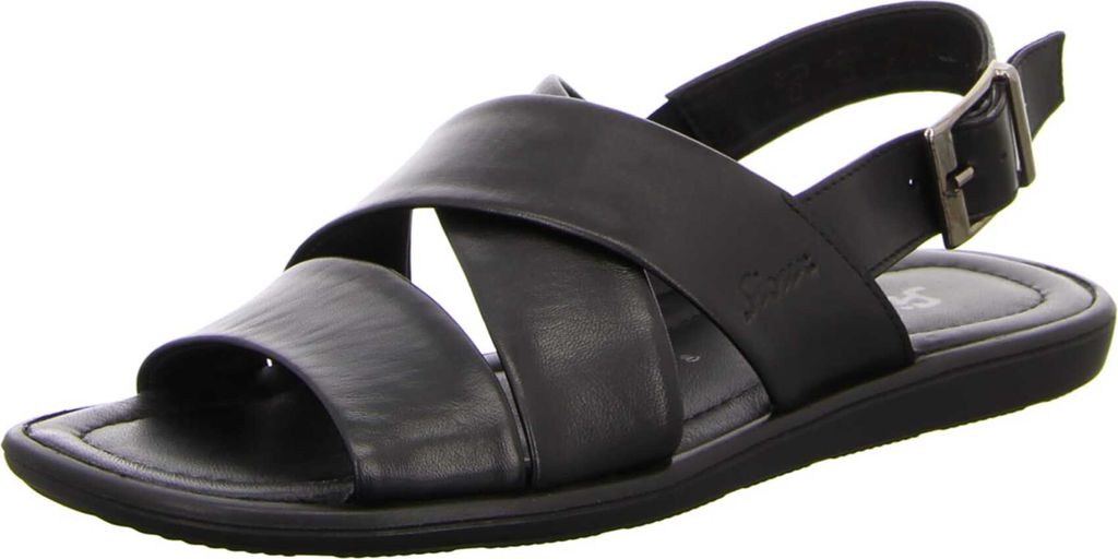Sioux Mirtas Sandalen in Übergrößen Schwarz30901 große Herrenschuhe, Größe:39
